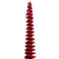 Moderne, slanke decoratieve kerstboom op een houten voet, 80 cm. | Floristik24.nl