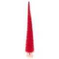 Floristik24 Decoratieve smalle kerstboom, kunstkerstboom op houten voet, 40 cm, 3 stuks