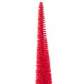 Decoratieve smalle kerstboom, kunstkerstboom op houten voet, 40 cm, 3 stuks | Floristik24.nl