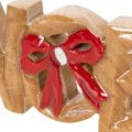 Noel-letters met strik,