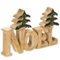 Floristik24 Kerstdecoratie Noel-standaard met twee sparrenbomen van 18 cm.
