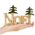 Kerstdecoratie Noel-standaard met twee sparrenbomen van 18 cm. | Floristik24.nl