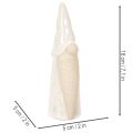 Decoratieve kabouterfiguur, licht keramiek, Scandinavische stijl, 18 cm, 3 stuks | Floristik24.nl