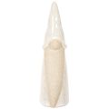 Decoratieve kabouterfiguur, licht keramiek, Scandinavische stijl, 18 cm, 3 stuks | Floristik24.nl