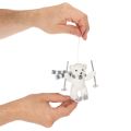 Hanger met ijsbeer op ski's en sjaal om op te hangen, 10 cm, 2 stuks | Floristik24.nl