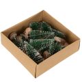 Kunstmatige mini-kerstboompjes