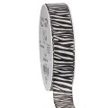 Floristik24 Cadeaulint met zebraprint, 25 mm breed, 20 m lang