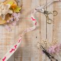 Decoratief lint met teckelmotief, cadeaulint, 15 mm breed, 18 m lang | Floristik24.nl