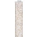 Decoratief lint, transparant organza lint voor tafeldecoratie, 15 mm breed, 20 m lang | Floristik24.nl