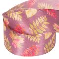 Decoratief lint met herfstbladmotief, 40 mm breed, 15 m lang | Floristik24.nl