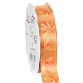 Floristik24 Cadeaulint met herfstbladeren voor creatieve verpakkingen, 25 mm breed, 18 m lang.