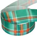 Cadeaulint, geruit patroon, Schots plaid, 25 mm, 20 m | Floristik24.nl