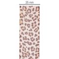 Cadeaulint met luipaardprint, 25 mm breed, 18 m lang | Floristik24.nl