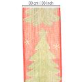Kerstboom van cadeaulint met sterren, 40 mm, 15 m | Floristik24.nl