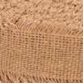 Decoratief katoenen lint, rustieke stijl, met franjes, 40 mm, 30 m | Floristik24.nl