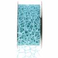 Floristik24 Decoratielint mesh lint lichtblauw Tiffany 40mm 10m