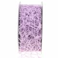 Floristik24 Decoratielint mesh lint lavendel 40mm 10m