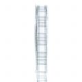 Floristik24 Decoratief lint met draadrand grijs 15 mm L20m