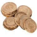 Natuurlijke ronde houten