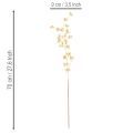 Decoratie met kunstmatige bessentakken, goudkleurig, 70 cm, 3 stuks | Floristik24.nl
