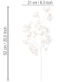 Kunstmatige witte bessentak, decoratie-/knutselbenodigdheden, 52 cm | Floristik24.nl