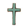 Floristik24 Steekschuim kruis klein Groen 42cm 4st Begrafenis bloemisterij