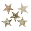 Floristik24 Berken sterren 6cm 100 stuks