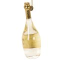 Hangerset met champagnefles en
