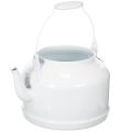 Floristik24 Charmante decoratieve theepot in wit, metalen plantenbak in landelijke stijl, vintage plantenbak 27x20,5 cm