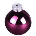Kerstboomballen glazen boombollen Berry Mix Ø5cm 24 stuks Berry roze beige crème glanzend | Floristik24.nl