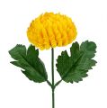 Floristik24 Chrysanthemum geel kunstmatig Ø7cm L18cm