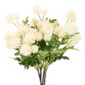 Floristik24 Kunstmatige chrysanten, crèmewitte bos, decoratieve tak, groot 56 cm, 4 stuks