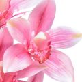 Floristik24 Cymbidium orchidee kunst 5 bloemen roze 65cm