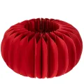 Floristik24 Papieren decoratie, honingraatvormige papieren pompoen, rond, moderne tafeldecoratie, 24 cm, 4 stuks