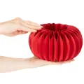 Papieren decoratie, honingraatvormige papieren pompoen, rond, moderne tafeldecoratie, 24 cm, 4 stuks | Floristik24.nl