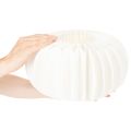 Papieren decoratieve bal, moderne pompoenversiering, honingraatpapier, 34 cm, 2 stuks | Floristik24.nl