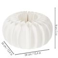 Papieren decoratieve bal, moderne pompoenversiering, honingraatpapier, 34 cm, 2 stuks | Floristik24.nl