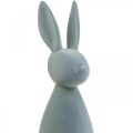 Deco Bunny Deco Easter Bunny Flocked Grijs-Groen H69cm