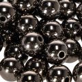 Sierkralen antraciet metallic 14mm 35 st | Floristik24.nl