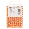 Decoratieve oranje kralen, 8 mm, 250 stuks | Floristik24.nl
