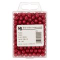Decoratieve kralen, rood, Ø8mm, 250 stuks | Floristik24.nl