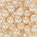 Sierkralen Ø10mm champagne 115 stuks | Floristik24.nl