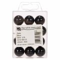 Decoratieve kralen Ø2cm zwart 12 st | Floristik24.nl