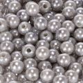 Decoratieve kralen Ø8mm zilverkleurig 250 stuks | Floristik24.nl