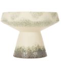 Decoratieve keramische schaal, crèmegrijsgroen, Ø20cm, H16cm | Floristik24.nl