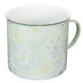 Floristik24 Decoratieve mok, plantenpot, mandala, geëmailleerd, Ø13cm H12cm