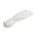Floristik24 Decoratieve duif wit op de clip 24cm