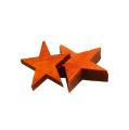 Floristik24 Houten sterrenmix oranje voor verspreiding 3-5cm 72st