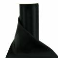 Floristik24 Satijnen lint tafellint zwart 200 mm 10 m