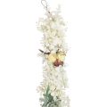 Floristik24 Decoratieve slinger plantenslinger eucalyptus kunstrozen droge look 170cm gebleekt